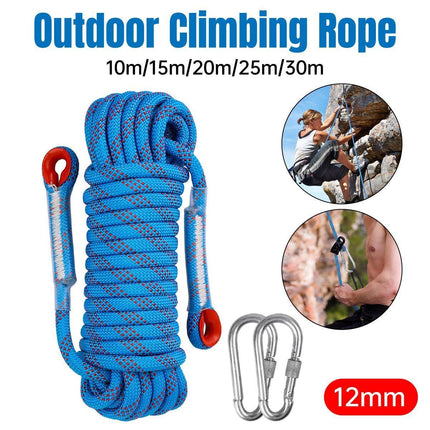 5 Sizes Outdoor Climbing Rope Nylon Safety Rope for Mountaineering Fire Escape