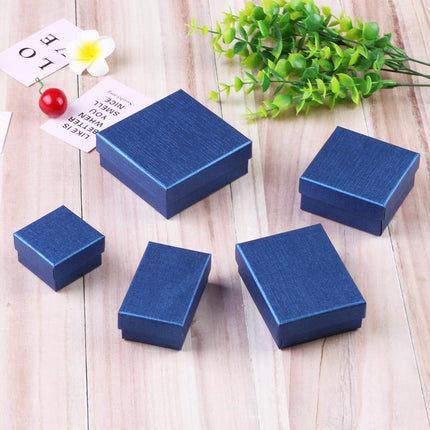 20pcs Ring Earring Gift Boxes Small Jewelry Packaging Storage Case Organiser