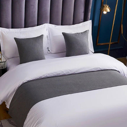 Luxury Hotel Bedding Set Bed End Towel Pillow Cover for Bedroom and Hotels