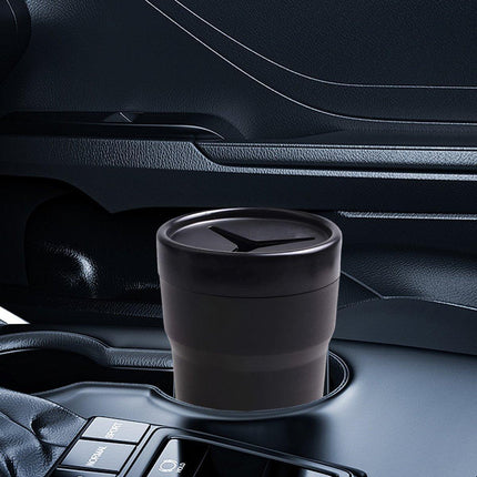 2PCS Car Mini Trash Can Auto Garbage Holder Vehicle Dust Bin Storage Container