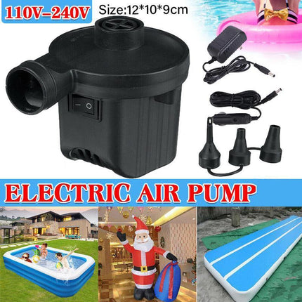 12V/240V Electric Air Pump Inflator Deflator Pumps for Airbed Bed Mattress Pool Aimall