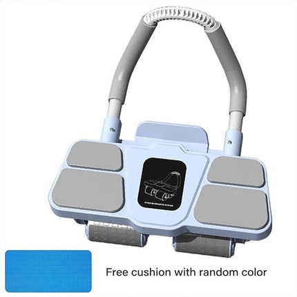 Four Wheel Abdominal Roller Automatic Rebound Ab Machine Home Fitness Equipment