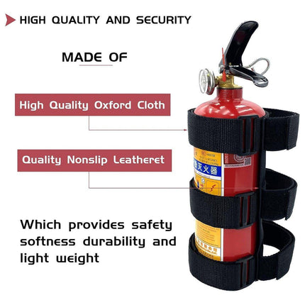 Auto Car Fire Extinguisher Mount Holder Strap Fixing Belt Car Fire Extinguisher