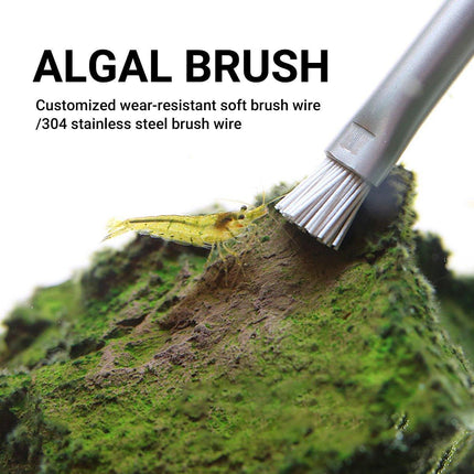 Algae Cleaning Brush for Stone Wood Aquarium Water Grass Landscaping