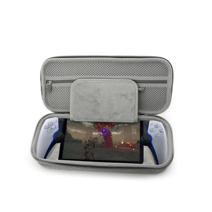 For PS5 Portal Handheld Zipper Hard Case Portable Storage Bag Travel Carrying