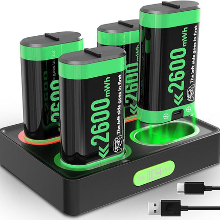 Rechargeable Battery Pack and Charging Dock for Xbox One Series S X Controller