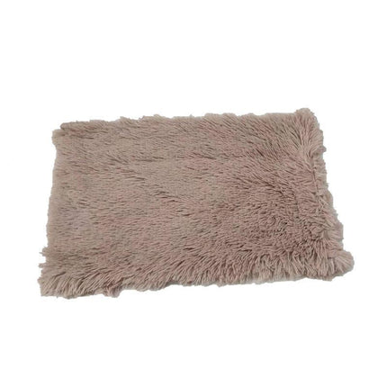 Dog Blanket Pet Cat Mat Puppy Warm Soft Plush Washable Reusable Calming Bed - Aimall