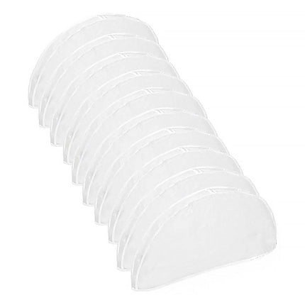 10pcs Dustproof Clothes Cover Transparent Hanging Wardrobe Storage Bag Set