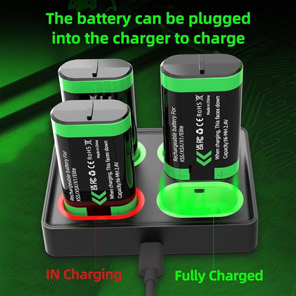 Rechargeable Battery Pack and Charging Dock for Xbox One Series S X Controller