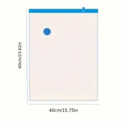 Vacuum Compression Storage Bag with Pump Clothes Organizer Space Saving Bags