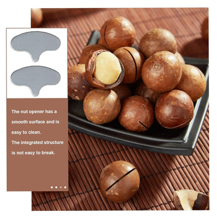 10pcs Macadamia Nut Opener Shell Opener with Iron Blade for Easy Nut Opening