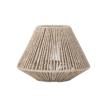 PasRustic Style Faux Rattan Lampshade Creative Lamp Shade Decoration for Home