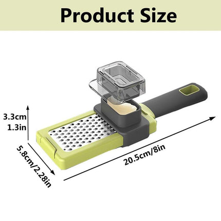 2pcs Manual Garlic Press Grinder Household Garlic Masher Pounder Kitchen Tools