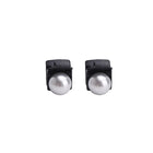 Mini Hair Claw Faux Pearl Hair Clip Hairpins For Women Girls Black Small Grab