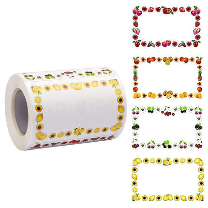 500 Sheets Self Adhesive Food Freezer Jam Labels for Kitchen Jars and Bottles - Sticker Labels