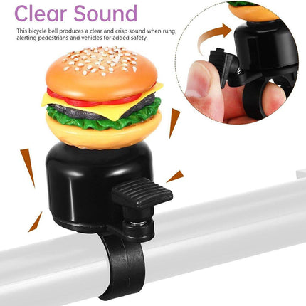 Food Design Bike Bell Loud Ring Decorative Bicycle Accessories Kids