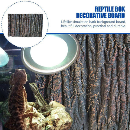 3D Reptile Box Background Plate Rock Stereoscopic Aquascape Tank Decoration