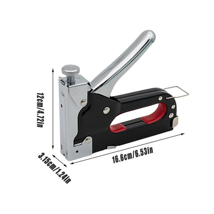 Heavy Duty Staple Gun Fastener Tool Tacker with Staples for Upholstery and Nails
