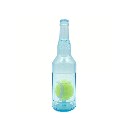 Durable Pet Teething Resistant Tennis Ball Wine Bottle Chew Toy for Dogs Play