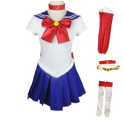 Anime Sailor Moon Tsukino Usagi Cosplay Costume Uniform Dress Halloween Outfits AU - Aimall