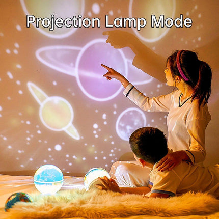 Intelligent AR Globe Star LED Projection Light Children Night Sleep Light