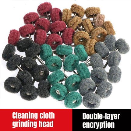 50pcs Mini Nylon Brush Set Grinding Head Polishing Machine Accessories Tools