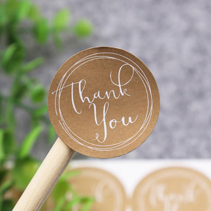 UP TO 80PCS Stickers Labels Thank You Stickers Gift Wrapping Craft Scrapbook DIY - Aimall