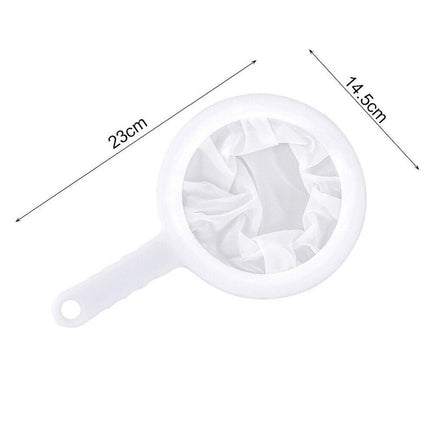 120/200 Mesh Micron Reusable Nylon Fine Mesh Food Strainer Filter Spoon Kitchen