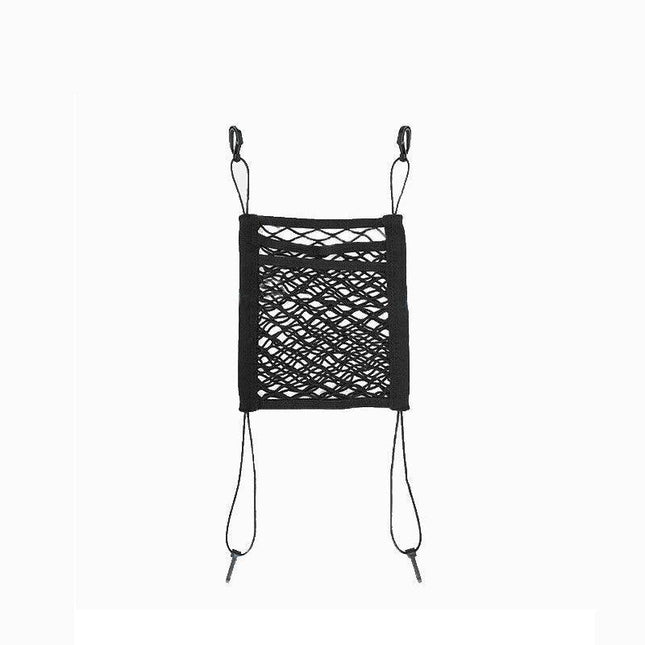 Universal Car Truck Seat Mesh Tidy Storage Net Bag Organizer Holder Multi-Pocket - Aimall