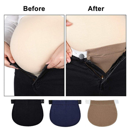 6PCS Pregnant Women Belt Extension Buckle 3 Colours for Big Belly Fatty Pants