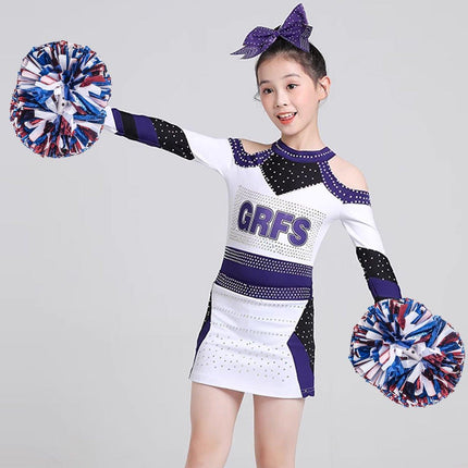 4PCS Cheerleading Hand Flower Set Performance Cheerleader Flower Ball Props