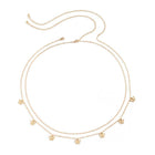 Waist Chain Tassel Butterfly Pendant Double Layer Ladies Body Chain - Aimall
