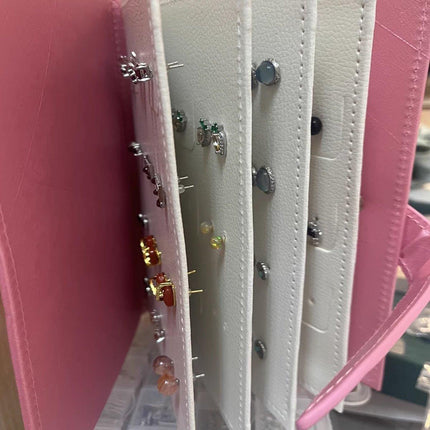 Large Capacity Jewelry Storage Book for Earrings Home Organizer Small Size Box