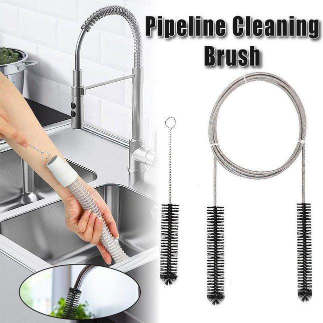 Double-headed Tube Cleaning Brush Hose Cleaner Supplies Fits 19mm/15mm Dia Tube