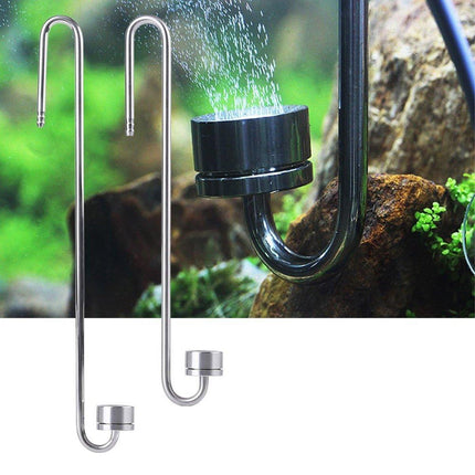 Stainless Steel Aquarium CO2 Diffuser Carbon Dioxide Atomizer Grass Tank Bubbler