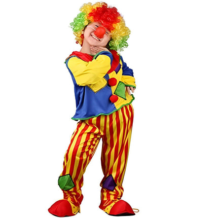 Halloween Boy Girl Clown Costume Cosplay Masquerade Magic Costume Circus Clown Suit