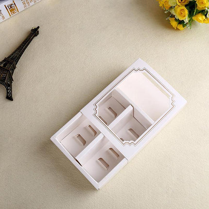 100PCS Clear Rectangular Boxes for Macarons, Cookies & Bomboniere Favors - Aimall