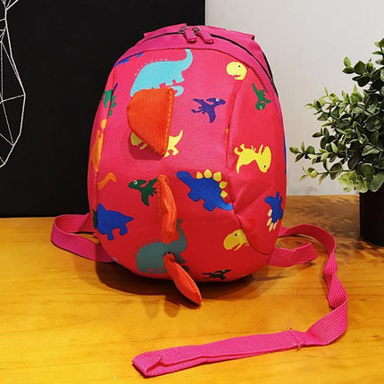 Kids Safety Harness Backpack Leash Child Toddler Anti-lost Dinosaur Bag Cartoon - Aimall