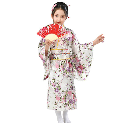 Toddler Kids Baby Girls Outfits Clothes Kimono Robe Japanese Traditional Costume - Aimall