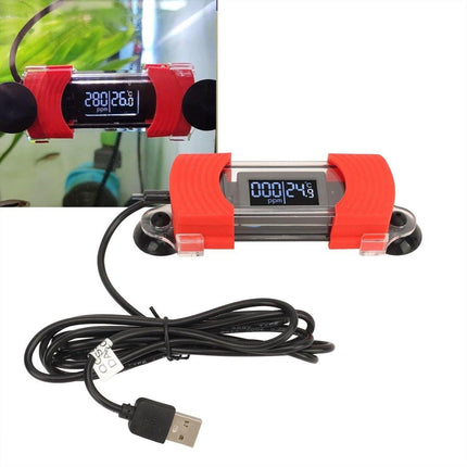 Calibrated Aquarium Thermometer Dual Display Fish Tank Temperature Screen