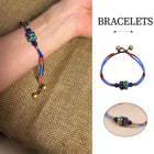 Ethnic Style Handmade Bracelet Color Stone Sky Bead Fashion Round Bead Bracelet