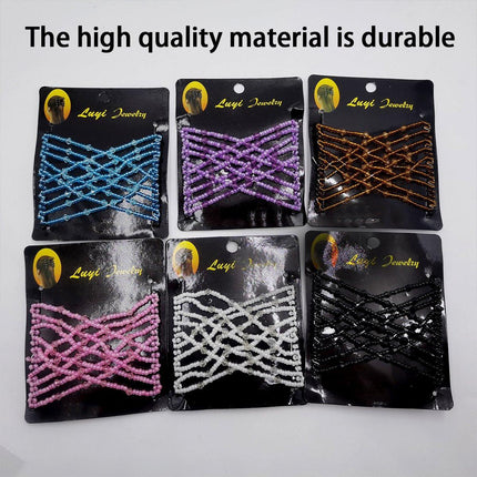6PCS Creative Magic Hair Comb Bun Maker Styling Tool for Easy Hairdo and Updos