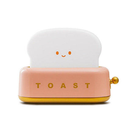 Rechargeable LED Toaster Night Light Creative Dimming Lamp for Bedroom Sleep