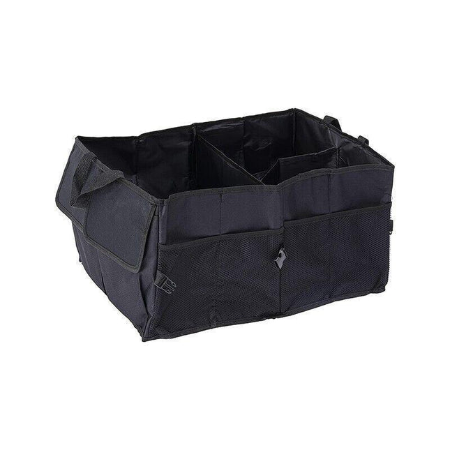 Car Boot Organiser Partition Collapsible Storage Box Trunk Bag Tool Multipurpose - Aimall
