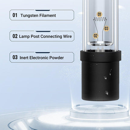 Fish Tank Germicidal Lamp UV Ultraviolet Water Disinfection Light for Aquarium