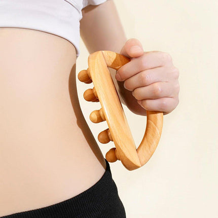 Handheld Massage Brush Whole Body Meridian Scraping Stick Leg Waist Tendon Brush