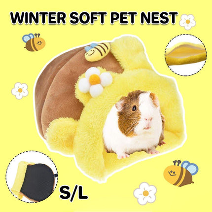Wear-resistant Pet Bird Nest Cotton Padded Small Animal Bed Cozy Honeypot Design
