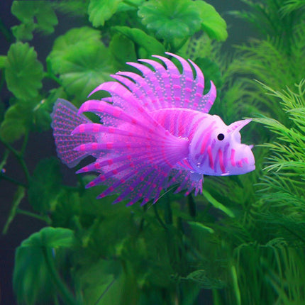 2PCS Artificial Betta Fish Aquarium Decorations Silicone Floating Moving Fish