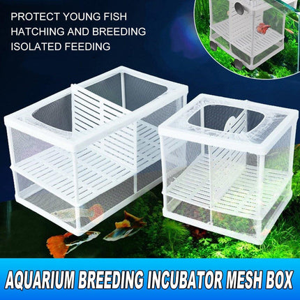 Guppy Fry Breeding Box Fish Tank Isolation Box Juvenile Fish Incubator Net
