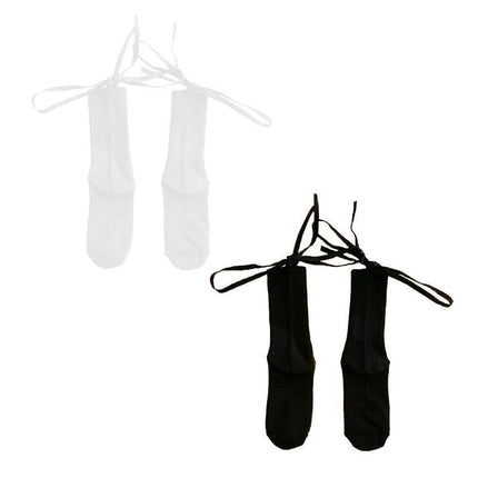 Cross-Tie Women Lolita Socks Bandage Stockings Korean Style Middle Tube Socks Au - Aimall